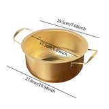 Maxbell Korea Noodle Pot Universal Stoves Use Korean Ramen Cooking Pot for Tea Pasta 20cm