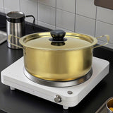 Maxbell Korea Ramen Pot Home Versatile Kimchi Soup Pot for Hiking Camping Restaurant 16cm