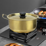 Maxbell Korea Ramen Pot Home Versatile Kimchi Soup Pot for Hiking Camping Restaurant 18cm