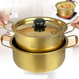 Maxbell Korea Ramen Pot Home Versatile Kimchi Soup Pot for Hiking Camping Restaurant 20cm