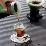 Maxbell Pour over Coffee Maker Set Glass Coffee Filter Cup for Hotel Home 1-3 People Green