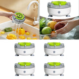 Maxbell Fruit Washing Machine Kitchen Gadget for Fruit Rice Bean Meat Kitchen Picnic Style A