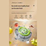 Maxbell Fruit Washing Machine Kitchen Gadget for Fruit Rice Bean Meat Kitchen Picnic Style A