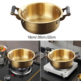 Maxbell Cooking Pot Seafood Pot Kitchen Accessories Portable Korean Ramen Noodle Pot 18cm