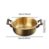Maxbell Cooking Pot Seafood Pot Kitchen Accessories Portable Korean Ramen Noodle Pot 18cm