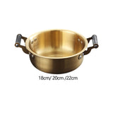 Maxbell Cooking Pot Seafood Pot Kitchen Accessories Portable Korean Ramen Noodle Pot 18cm