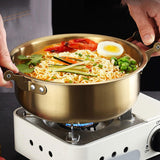 Maxbell Cooking Pot Seafood Pot Kitchen Accessories Portable Korean Ramen Noodle Pot 20cm