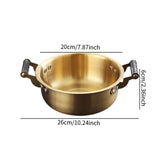 Maxbell Cooking Pot Seafood Pot Kitchen Accessories Portable Korean Ramen Noodle Pot 20cm