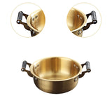 Maxbell Cooking Pot Seafood Pot Kitchen Accessories Portable Korean Ramen Noodle Pot 20cm