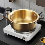 Maxbell Cooking Pot Seafood Pot Kitchen Accessories Portable Korean Ramen Noodle Pot 22cm