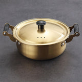 Maxbell Korean Ramen Cooking Pot with Lid Korean Instant Noodle Pot for Picnic Pasta 22cm