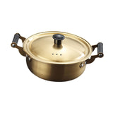 Maxbell Korean Ramen Cooking Pot with Lid Korean Instant Noodle Pot for Picnic Pasta 22cm