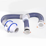 Maxbell Flexible Vent Hose Air Ducting Sturdy Replace Vent Duct for Kitchen Bathroom Specifications 100