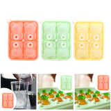Maxbell Silicone Chilled Cube Maker Funny Chilled Cube Tray for Juice Drink Lemonade Orange