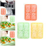 Maxbell Silicone Chilled Cube Maker Funny Chilled Cube Tray for Juice Drink Lemonade Orange