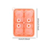 Maxbell Silicone Chilled Cube Maker Funny Chilled Cube Tray for Juice Drink Lemonade Orange