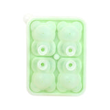 Maxbell Silicone Chilled Cube Maker Funny Chilled Cube Tray for Juice Drink Lemonade Green