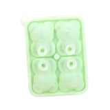 Maxbell Silicone Chilled Cube Maker Funny Chilled Cube Tray for Juice Drink Lemonade Green