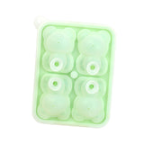 Maxbell Silicone Chilled Cube Maker Funny Chilled Cube Tray for Juice Drink Lemonade Green