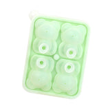 Maxbell Silicone Chilled Cube Maker Funny Chilled Cube Tray for Juice Drink Lemonade Green