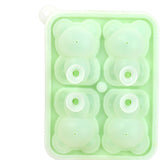 Maxbell Silicone Chilled Cube Maker Funny Chilled Cube Tray for Juice Drink Lemonade Green