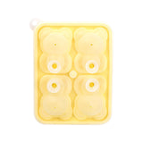 Maxbell Silicone Chilled Cube Maker Funny Chilled Cube Tray for Juice Drink Lemonade Yellow