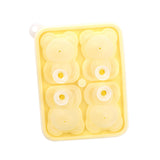 Maxbell Silicone Chilled Cube Maker Funny Chilled Cube Tray for Juice Drink Lemonade Yellow