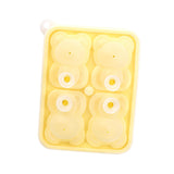 Maxbell Silicone Chilled Cube Maker Funny Chilled Cube Tray for Juice Drink Lemonade Yellow
