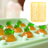 Maxbell Silicone Chilled Cube Maker Funny Chilled Cube Tray for Juice Drink Lemonade Yellow