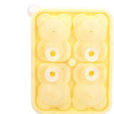 Maxbell Silicone Chilled Cube Maker Funny Chilled Cube Tray for Juice Drink Lemonade Yellow