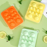 Maxbell Silicone Chilled Cube Maker Funny Chilled Cube Tray for Juice Drink Lemonade Yellow