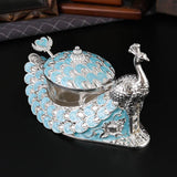 Maxbell Zinc Alloy Seasoning Jar Portable Entertaining Dining Sugar Container Holder Blue