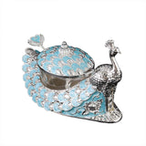 Maxbell Zinc Alloy Seasoning Jar Portable Entertaining Dining Sugar Container Holder Blue