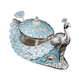 Maxbell Zinc Alloy Seasoning Jar Portable Entertaining Dining Sugar Container Holder Blue