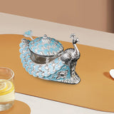 Maxbell Zinc Alloy Seasoning Jar Portable Entertaining Dining Sugar Container Holder Blue