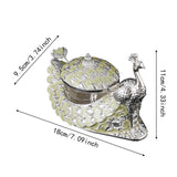 Maxbell Zinc Alloy Seasoning Jar Portable Entertaining Dining Sugar Container Holder Green