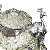 Maxbell Zinc Alloy Seasoning Jar Portable Entertaining Dining Sugar Container Holder Green
