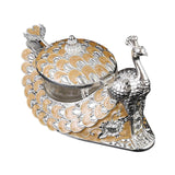 Maxbell Zinc Alloy Seasoning Jar Portable Entertaining Dining Sugar Container Holder Yellow