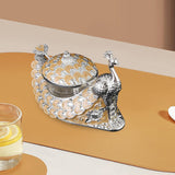 Maxbell Zinc Alloy Seasoning Jar Portable Entertaining Dining Sugar Container Holder Yellow