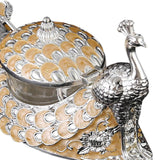 Maxbell Zinc Alloy Seasoning Jar Portable Entertaining Dining Sugar Container Holder Yellow