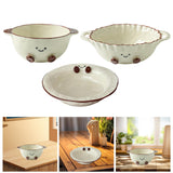 Maxbell Ceramic Salad Bowl Modern Dessert Bowl for Home Cafe Kitchen
