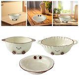 Maxbell Ceramic Salad Bowl Modern Dessert Bowl for Home Cafe Kitchen