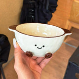 Maxbell Ceramic Salad Bowl Modern Dessert Bowl for Home Cafe Kitchen