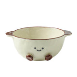 Maxbell Ceramic Salad Bowl Modern Dessert Bowl for Home Cafe Kitchen