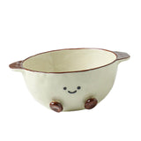 Maxbell Ceramic Salad Bowl Modern Dessert Bowl for Home Cafe Kitchen