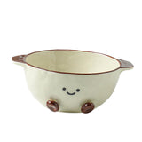 Maxbell Ceramic Salad Bowl Modern Dessert Bowl for Home Cafe Kitchen