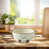 Maxbell Ceramic Salad Bowl Modern Dessert Bowl for Home Cafe Kitchen