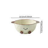 Maxbell Ceramic Salad Bowl Modern Dessert Bowl for Home Cafe Kitchen
