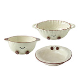 Maxbell Ceramic Salad Bowl Modern Dessert Bowl for Home Cafe Kitchen