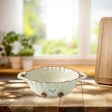 Maxbell Ceramic Salad Bowl Modern Dessert Bowl for Home Cafe Kitchen
